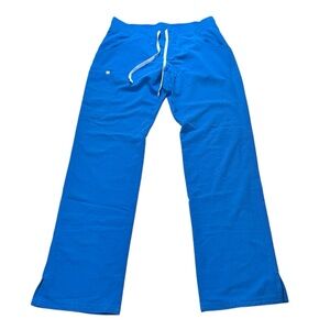 FIGS Pants Womens Medium Tall Blue Kade Cargo Technical Collection Scrub T21004T